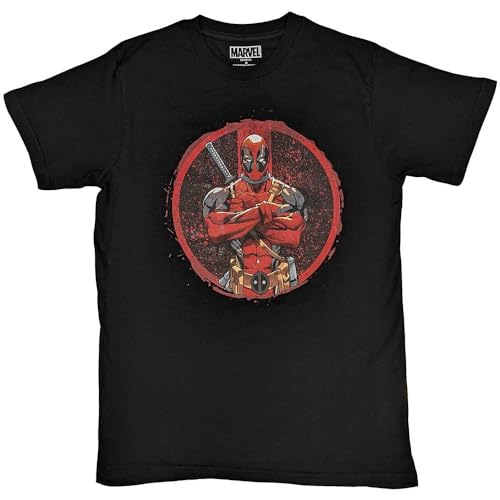 Deadpool T Shirt Arms Crossed �V���� ���� Marvel �u���b�N Size XL