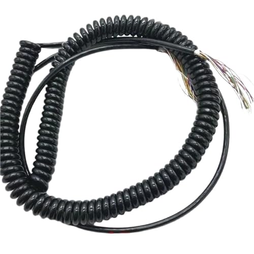 Cable espiral CNC de 17 núcleos extensible a 4 metros para volante de impulsos