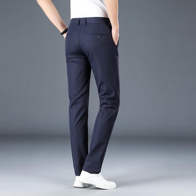 Xingfenly Spring Summer ' Casual Pants Business Solid Trousers Plus Size3