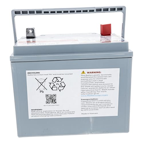 CUB CADET 725P17130 Battery 230 Cca Agm U1 280 Pro 600 KW FAB XT2-LX42 636 XT2-SLX50 XT2-SLX54 XT2SLX54 XT2SLX50