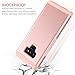 BENTOBEN Samsung Galaxy Note 9 Case, Dual Layer Protective Case for Samsung Galaxy Note 9 Phone Case, Rose Gold