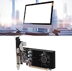 GT 610 Carte graphique, 2GB DDR3, Appui DirectX 11 64 Un peu, ventilateur unique GPU PC Carte vidéo, PCI Expression 2.0, VGA, DVI, HDMI