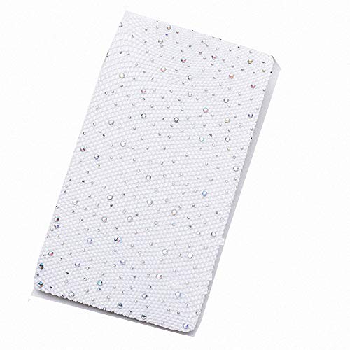 Image of Ulalaza Sparkle Hollow Out Letter Nude Colorful Rhinestone Hot Drilling Fishnet Pantyhose Tights for women Luminous