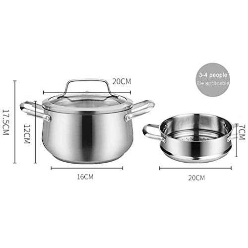 Cuiseur vapeur compact de 20 cm pour de bons petits plats en duo - 2
