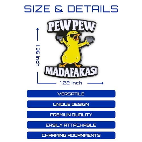 Enamel Pins, Cute Pins for Backpacks, Hat Pins, Novelty Brooch Pins, Backpack Pins, Lapel Pins for Men, Women, Girls, Boys. For Lanyard, Bags, Hats, Caps, Clothing