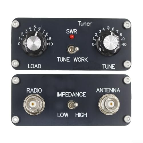Metal QRP sintonizzatore manuale dellantenna 328MHz 5W efficienza migliorata per gli operatori radioamatoriali