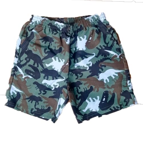 Kit 3 Bermuda Short Infantil Menino Manabana Praia Aguá tactel 4 ao 10 Estampadas (Colorida, 4)