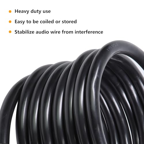Image of HBU 1-Pack 4 Wire Speakon to Bare Cable - 12 Feet, 4 Conductors, Road Tour | 12 Gauge Speak-On to 4-Wire Cables, NL4FX 4 Conductors Wires, Twist Lock, PA Systems, Chuchero, Tweeters, Mids, NL4 Wiring