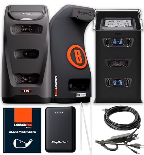 Bushnell Launch Pro LPi Circle B Golf Launch Monitor Bundle