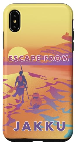 Coque iPhone XS Max Star Wars Star Wars Escape From Jakku en silicone rigide protège-téléphone