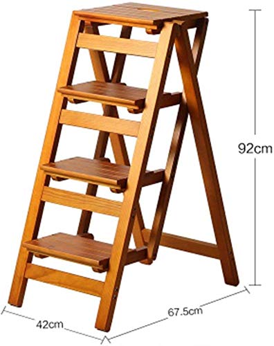 Supports de rangement multifonctionnels pliants avec tabouret échelle