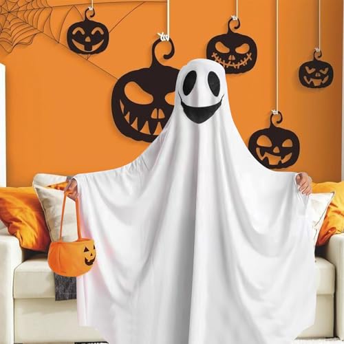 Disfraz de fantasma para niños FOIMAS 5-9 años miniatura 4