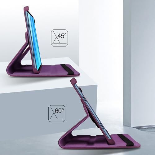 Image of TGK 360 Rotatable Smart Flip Cover for OnePlus Pad Lite 11 inch Tablet Case, Oppo Pad SE 11 inch (Purple)