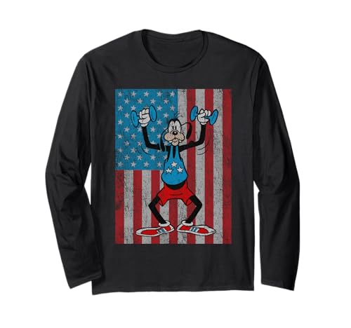 T-shirt Goofy Pumping Iron Americana Disney pour raviver la nostalgie rétro