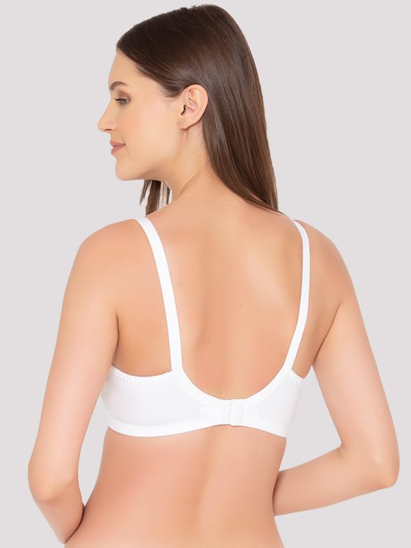 Image of Groversons Paris Beauty Women's Cotton, Full Coverage, Non-Padded, Non-Wired Bra (BR001)