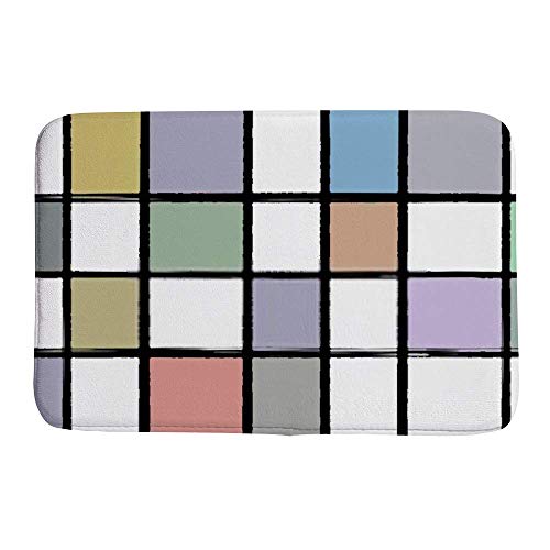 Tapis de bain antidérapant en microfibre lavable en machine 40x60cm - 2