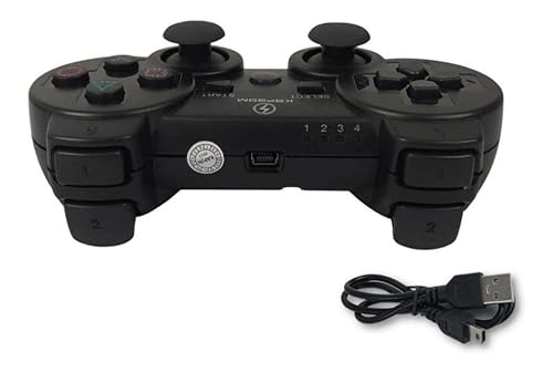 Controle Ps3 Playstation Sem Fio Wireless + Cabo Carregador