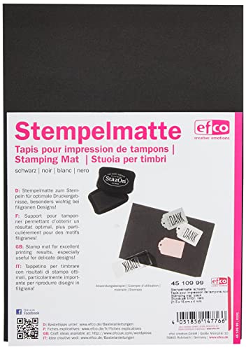 EFCO 4510999 Stempelmatte, Schwarz, One Size