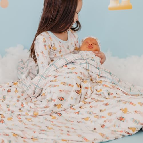 Image of Copper Pearl Jumbo 3-Layer Baby Blanket: Soft Baby Quilts for Boys and Girls | Breathable, Cozy, Toddler Blanket | Baby Quilt for Newborns | 60x72 Premium Material | Juliet