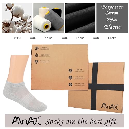 Men Cotton No Show Mesh Socks Low Cut Breathable Reinforced Double Layer Cushioned Seamless Ribbed Instep Firm Grip4