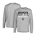 NBA Brooklyn Nets Men's T-Shirt Supreme Long Sleeve Pullover Tee Shirt, Large, Gray