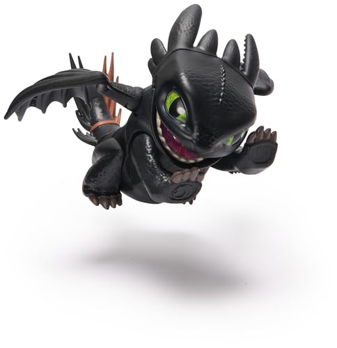 Dragón Toothless interactivo con 25 sonidos reales DreamWorks 4