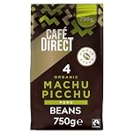 Cafédirect Machu Picchu Coffee Beans, Medium-Dark Roast, Organic and Fairtrade, 100 Percent Arabica Coffee Beans, 750 g