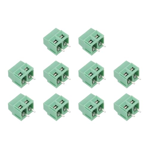 Bornier PCB 5,08 mm vert à 2 broches pour soudure sur circuit imprimé électronique DIY
