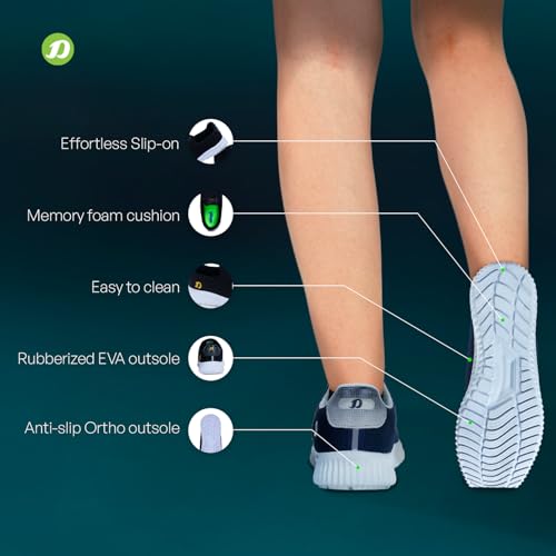 Image of DOCTOR EXTRA SOFT Memory Foam Mens Running Shoe | Sports,Gym,Training,Walking,Jogging,Casual | Lightweight & Comfortable | Loafer Sneakers Lace-Up Athletics Moccasins Slipon for Gent's & Boy's D-2002