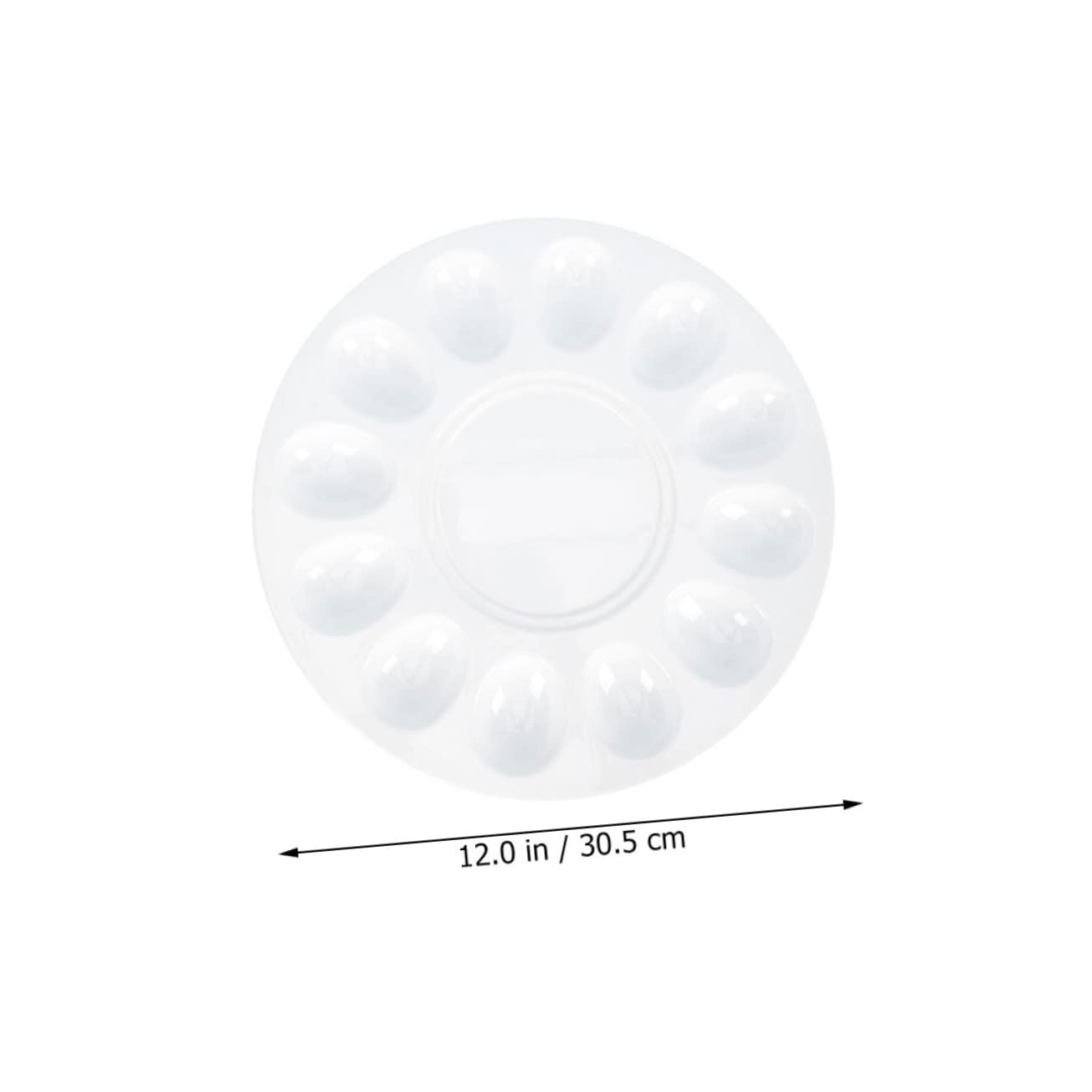 KICHOUSE Tray Serveware Decorative Lunch Plate Sturdy Easy to Clean for Deviled Eggs