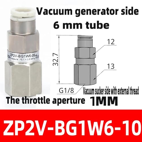 Vanne logique à mandrin à vide ZP2V-BG1W6-10 pour stopper les pertes de vide - 3