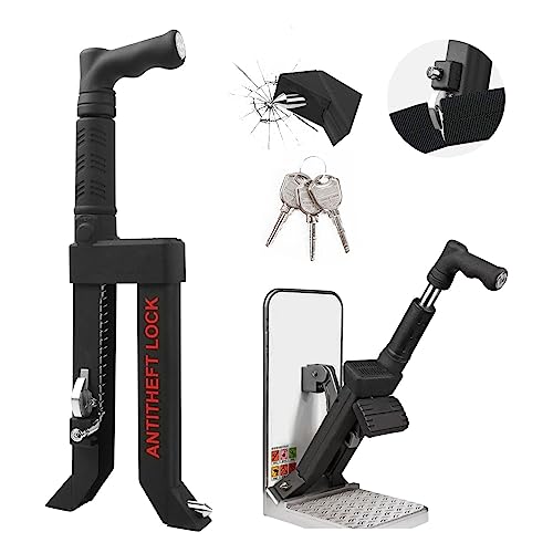 OPSOOPI Brake Pedal Lock, Anti Theft Car Device Brake Clutch Lock, Universal Car Security Anti Theft Protection for Truck/Auto/SUV/Van, with Escape Hammer Window Breaker and 3 Keys(V35) by OPSOOPI - Used condition - CA$64.04