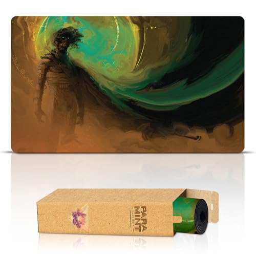 Paramint Spice Synergy (Stitched) - MTG Playmat, Dune - Compatible with Magic The Gathering Playmat - Play MTG, YuGiOh, TCG - Original Play Mat Art Designs & Accessories