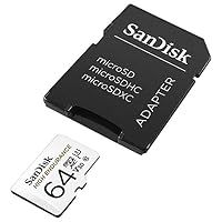 SanDisk High Endurance microSDXC Speicherkarte 64 GB + Adapter (Für Dash-Cams und Private Überwachungskameras, 100 MB/s Lesen, V30 für Full-HD und 4K-Videos) (Packung mit 2) – Ansicht 7