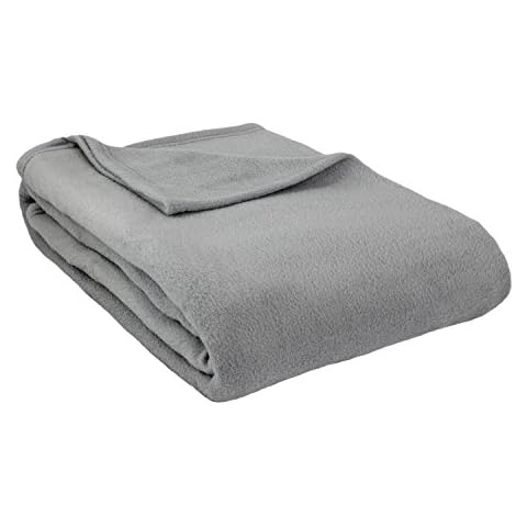 Cozy Fleece - Alta Luxury Hotel Fleece Blanket-King-Silver Cover