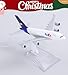 QIYUMOKE 1/400 A380 Model Plane for FedEx Diecast Metal Airplane Model kit for Airbus A380 (5.5-inch L) with Display Plane Stand for Adults Airplane Toy Aviation Gift or Desktop Collection