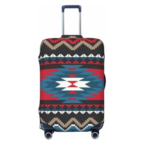 Native American Indian Tribal Travel Luggage Cover Elastic Suitcase Protector Fits 18-32 Inch Luggage