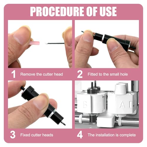 Aisikoo 8 Stück Joy Klinge – Präzise Schneidklingen mit 30° Spitze, Kompatibel mit Joy Xtra, Zubehör für Vinyl, Papier, Stoff & Folie