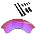 BlazerBuck Anti-salt Polarized Replacement Lenses & Sock Kit for Oakley Flak Jacket XLJ - Rose Trail