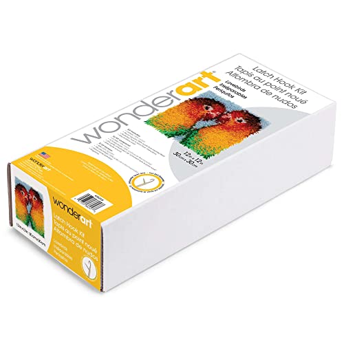 Image of Wonderart Latch Hook Yarn, Lovebirds