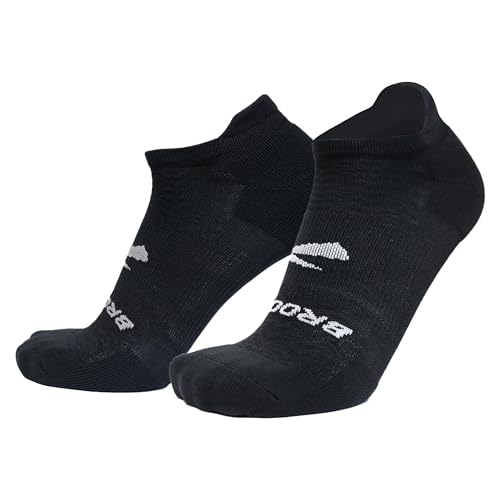 Image of Brooks Run-In No Show Socks, Athletic Running Socks, Comfort Fit, 3-Pack