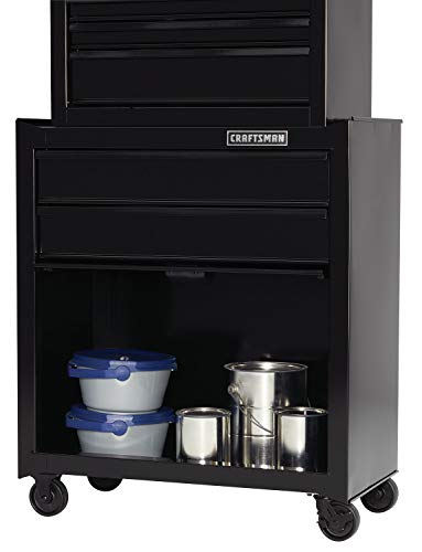 CRAFTSMAN Tool Chest Combo with Drawer Liner Roll, 26-Inch, 5 Drawer, Black (CMST82763BK)