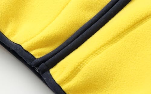 Image of LittleSpring Boys Girls Polar Fleece Jackets Fur Lined Zip Up Warm Winter Coat