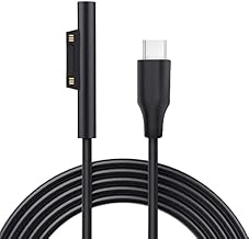 FACTOTECH Surface Connect to USB-C Charging Cable Compatible for Microsoft Surface Pro7 Go2 Pro 10,9,8,7,6 5/4/3 Laptop1/2/3 & Surface Book, Works with 45W 15V3A USBC Charger