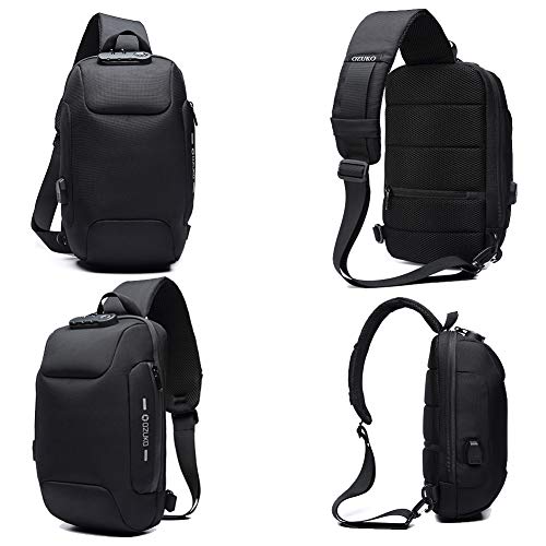 Mochila Ozuko Original Com Saída De Cabo Usb E Cadeado