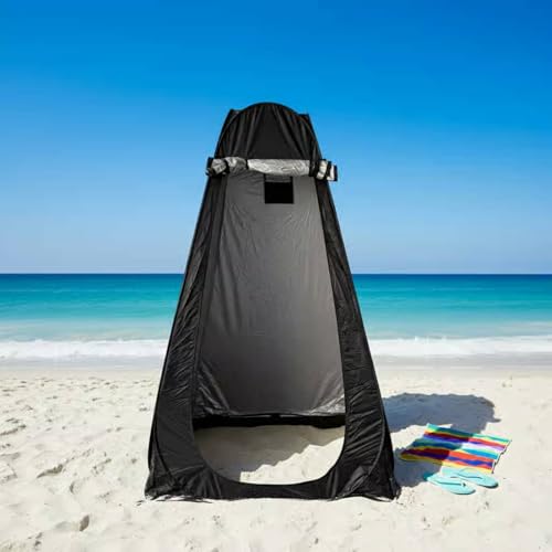 Tienda ducha portátil rockible impermeable con montaje rápido y estructura de privacidad 5