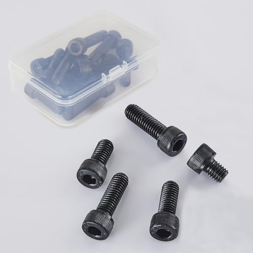 GuoYomm M12-1.75 x 90mm 4pcs Hex Socket Head Cap Screws Bolts, 12.9 Grade Alloy Steel, Black Oxide Finish, Metric Allen Drive, Full Thread by GuoYomm - Image 6