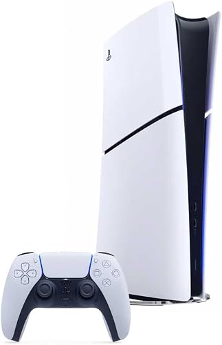 Playstation Sony, Console 5 Édition Numérique (100% Digital), SSD Ultra-Rapide, Ray Tracing, Audio 3D, 1 Manette DualSense avec Retour Haptique et Gâchettes Adaptatives, Couleur : Blanche - 1