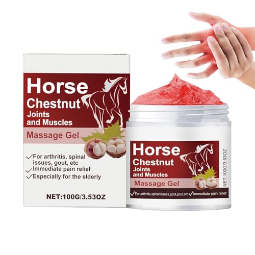 Youding Baume Pour Cheval Chauffant Extra Fort - 100 G, Gel De Massage Musculaire | Distributeur À Pompe Baume Pour Chevaux | Gel Thérapeutique Articulaire Et Musculaire Pour Soulager Les Douleurs, Le