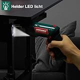 HYCHIKA Electric Screwdriver, 6N.m and 2000mAh 3.6V Cordless Screwdriver with 20 Accessories, Work Light, Charging Cable and Magnetic Chuck - Image 6